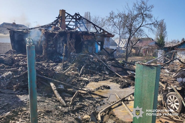 Наслідки обстрілу Черкас сьогодні вночі: місто атакували “Шахеди”, є поранені, багато руйнувань